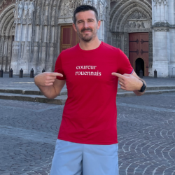 COUREUR DU DIMANCHE - TEE-SHIRT COUREUR ROUENNAIS - Rouge