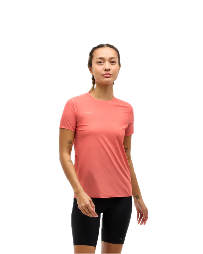 HOKA - TEE-SHIRT RUNNING AIROLITE W - Pink Twilight