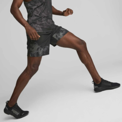 PUMA - SHORT RUN FAV AOP SESSION 7" - Black