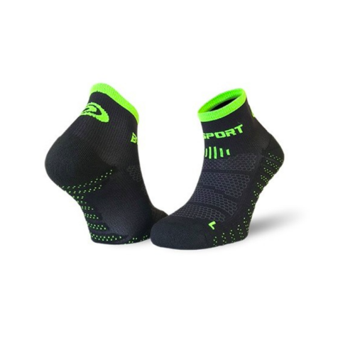 BV SPORT - SOCKS SCR ONE EVO - Noir / Vert 