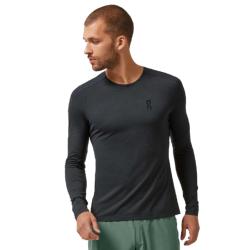 ON RUNNING - TEE-SHIRT PERFORMANCE LONG T - Black
