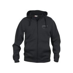 SWEAT CAPUCHE ZIPPÉ HOMME ACTIVI-T - Noir