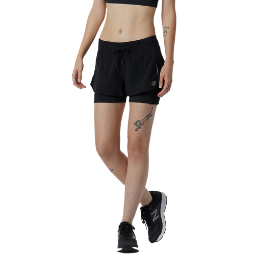 NEW BALANCE - SHORT IMPACT RUN 2in1 W - Black