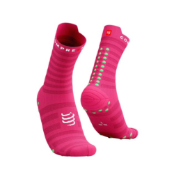 COMPRESSPORT - PRO RACING SOCKS V4.0 RUN HIGH - Hot Pink