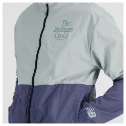 NEW BALANCE - GRAPHIC IMPACT RUN PACKABLE JACKET - Juniper