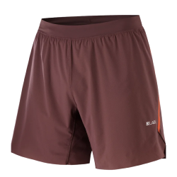 SALOMON - SHORT S/LAB SPEED 7" - Decadent Chocolate