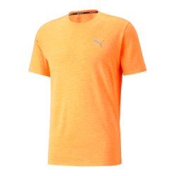 PUMA - TEE-SHIRT RUNNING RUN FAV HEATHER - Orange