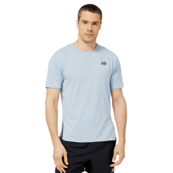 NEW BALANCE - TEE-SHIRT RUNNING Q SPEED JACQUARD - Light Artic