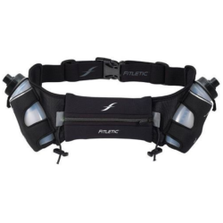 FITLETIC - CEINTURE D'HYDRATATION 2 GOURDES 2x250mL - Black