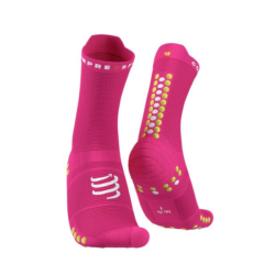 COMPRESSPORT - PRO RACING SOCKS V4.0 RUN HIGH - Pink