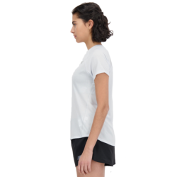 NEW BALANCE - TEE-SHIRT IMPACT RUN W - Ice Blue / Heather