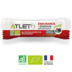 ATLET - BARRE ÉNERGÉTIQUE FRUITS ROUGES BIO - 25g