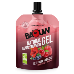 BAOUW - GEL ÉNERGÉTIQUE NATUREL BIO - Fruits Rouges / Hibiscus