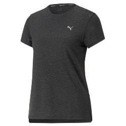 PUMA - TEE-SHIRT RUN FAVORITE HEATHER W - Black