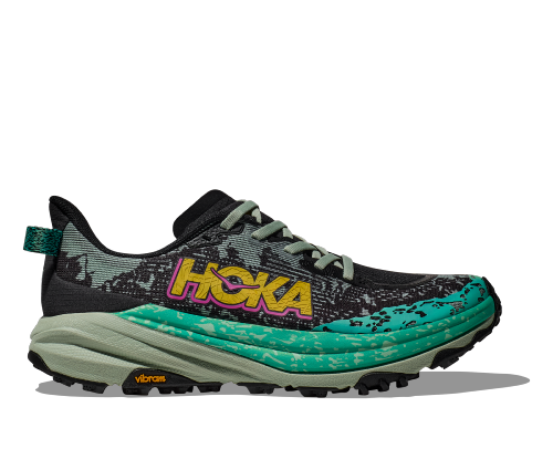 HOKA - SPEEDGOAT 6 W - Black / Aloe Vera