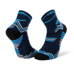 BV SPORT - SOCKS TRAIL ULTRA - Bleu / Gris