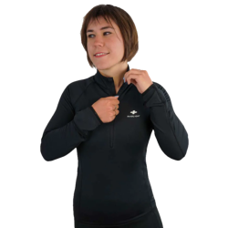 RAIDLIGHT - MAILLOT DE TRAIL MANCHES LONGUES WINTERTRAIL W - Black