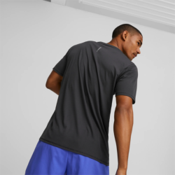 PUMA - TEE-SHIRT RUNNING RUN FAV HEATHER - Black