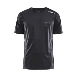 TEE-SHIRT MANCHES COURTES HOMME ACTIVI-T - Noir