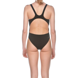 ARENA - MAILLOT DE BAIN FEMME 1 PIECE SOLID SWIM TECH - Black