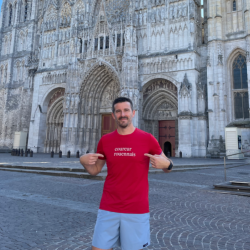 COUREUR DU DIMANCHE - TEE-SHIRT COUREUR ROUENNAIS - Rouge