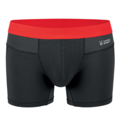 THUASNE SPORT - BOXER TECH COMFORT COUTURES PLATES - Black