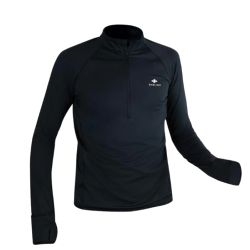 RAIDLIGHT - MAILLOT DE TRAIL MANCHES LONGUES WINTERTRAIL - Black