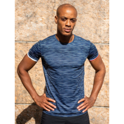 COUREUR DU DIMANCHE - TEE-SHIRT LE STRIÉ BLEU HOMME - Bleu