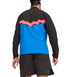 PUMA - RUN ULTRAWEAVE JACKET - Black / Ultra Blue