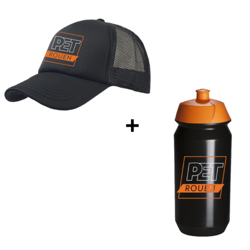 PACK CASQUETTE + BIDON PERCHE ELITE TOUR ROUEN 2024