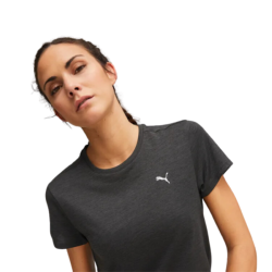 PUMA - TEE-SHIRT RUN FAVORITE HEATHER W - Black