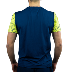 OXSITIS - TEE SHIRT TECHNIQUE ORIGIN - Bleu Marine / Citrus