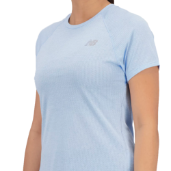 NEW BALANCE - TEE-SHIRT RUNNING IMPACT RUN - Blue Haze