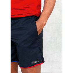COUREUR DU DIMANCHE - SHORT LE CLASSIQUE TRICOLORE HOMME - Noir