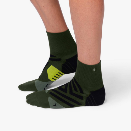 ON RUNNING - MID SOCKS - Jungle / Lime