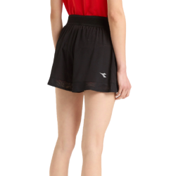 DIADORA - SHORT LAYER 2 EN 1 FEMME - Black