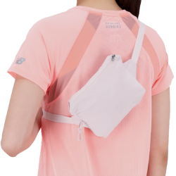 NEW BALANCE - VESTE PRINTED IMPACT RUN PACKABLE - Stone Pink