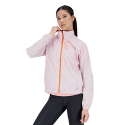 NEW BALANCE - VESTE PRINTED IMPACT RUN PACKABLE - Stone Pink