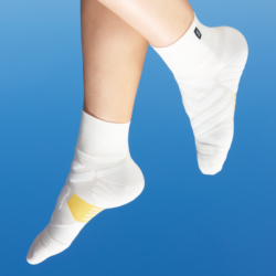 ON RUNNING - MID SOCKS W - White / Ice