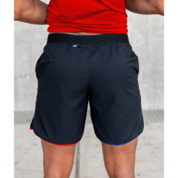 COUREUR DU DIMANCHE - SHORT LE CLASSIQUE TRICOLORE HOMME - Noir