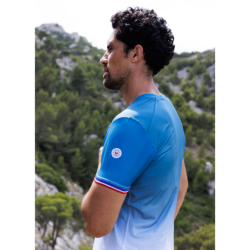 COUREUR DU DIMANCHE - TEE-SHIRT LE DÉGRADÉ HOMME - Bleu / Blanc