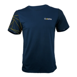 OXSITIS - TEE SHIRT ADVENTURE - Bleu / Jaune 