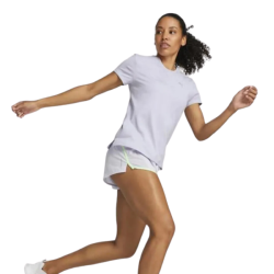 PUMA - TEE-SHIRT RUN FAVORITE HEATHER W - Lavender