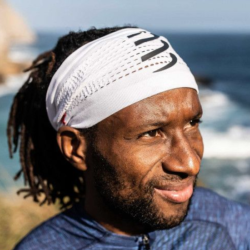 COMPRESSPORT - BANDEAU HEADBAND ON / OFF - White