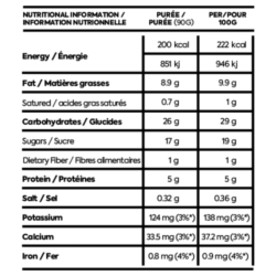 NAAK - PURÉE ÉNERGÉTIQUE ULTRA ENERGY SUCRÉE Pomme / Sirop d'Érable