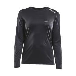 TEE-SHIRT MANCHES LONGUES FEMME ACTIVI-T - Noir