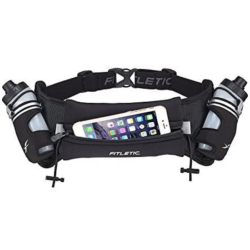 FITLETIC - CEINTURE D'HYDRATATION 2 GOURDES 2x250mL - Black