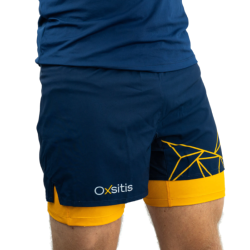 OXSITIS - SHORT 2 en 1 ADVENTURE - Bleu / Jaune