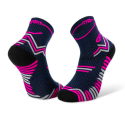 BV SPORT - SOCKS TRAIL ULTRA - Bleu / Rose