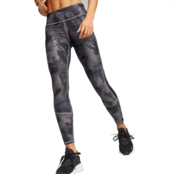 PUMA - RUN FAVORITE AOP 7/8 TIGHT W - Black